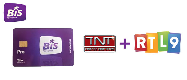 Bis TV PRO card "TNT + RTL9"