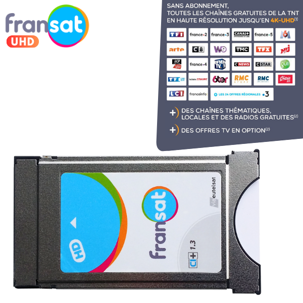 CI+ FRANSAT CAM with card