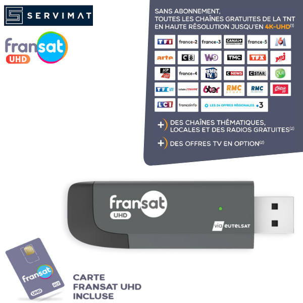 FRANSAT UHD TV key