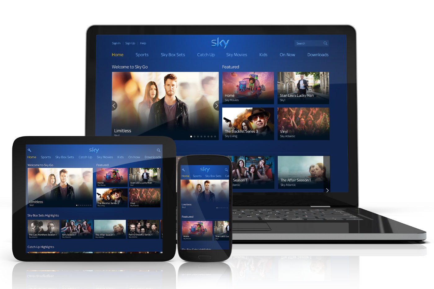 Sky Go monthly subscription and VPN service