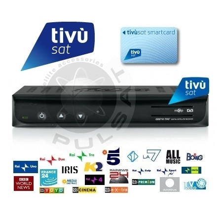 TivuSat HD Italian Digital TV Receiver and Card